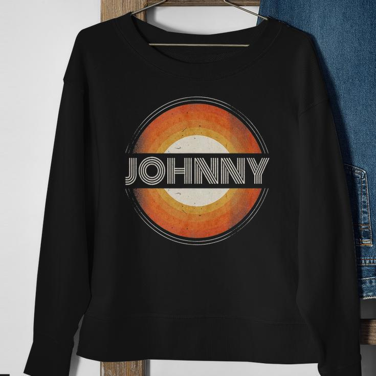 Graphic Tee First Name Johnny Retro Personalized Vintage Sweatshirt Gifts for Old Women