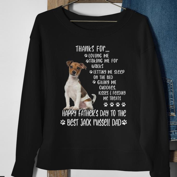 Happy Fathers Day 2022 Jack Russell Dad Dog Lover Sweatshirt Gifts for Old Women