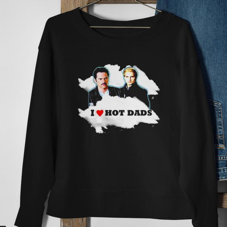 I Love Hot Dads Charlie Swan Carlisle Cullen Sweatshirt Gifts for Old Women