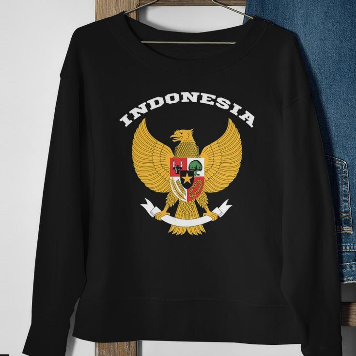 Indonesia Coat Of Arms Tee Flag Souvenir Jakarta Sweatshirt Gifts for Old Women