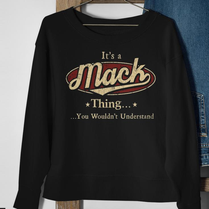 Its A Mack Thing You Wouldnt Understand Shirt Personalized Name GiftsShirt Shirts With Name Printed Mack Sweatshirt Gifts for Old Women