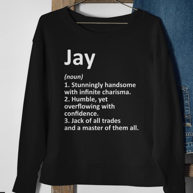 Jay Definition Personalized Name Funny Birthday Gift Idea Sweatshirt Gifts for Old Women