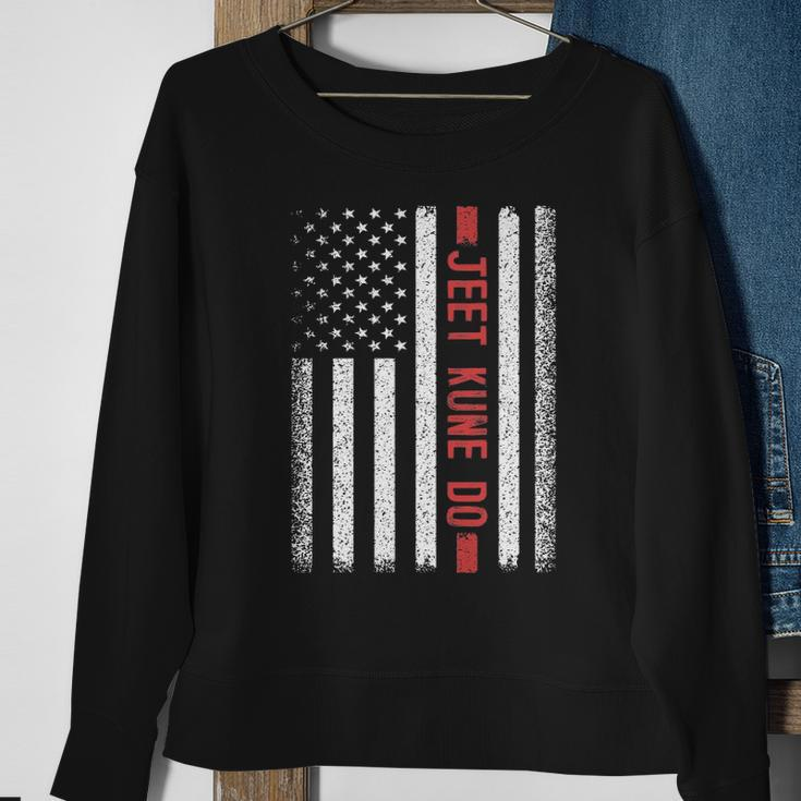 Jeet Kune Do American Flag 4Th Of July Sweatshirt Gifts for Old Women