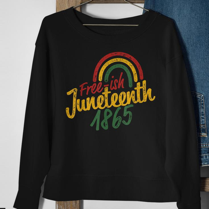 Junenth Women Free-Ish 1865 Kids Mens Junenth Sweatshirt Gifts for Old Women