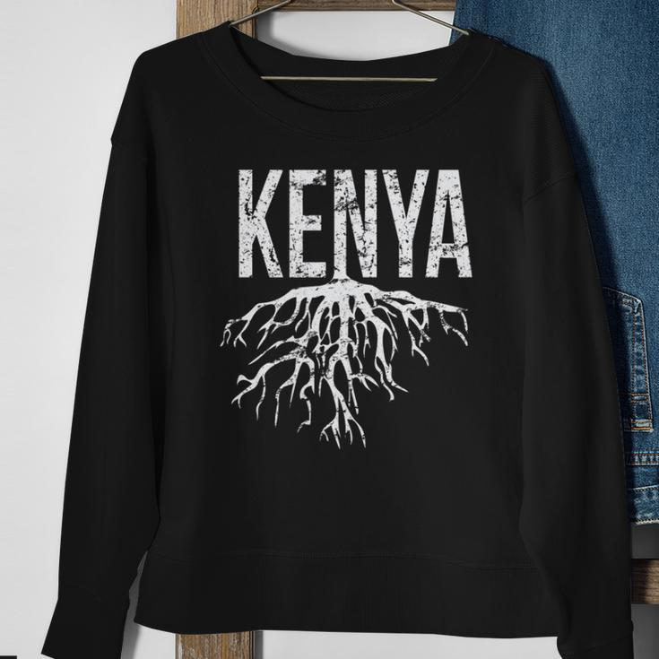Kenya Roots Distressed Design Kenya Lover Gift Sweatshirt Gifts for Old Women