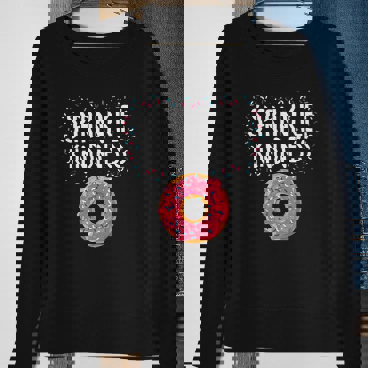 Kindness Anti Bullying Awareness - Donut Sprinkle Kindness Sweatshirt Gifts for Old Women