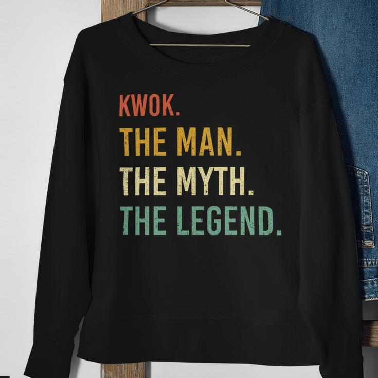 Kwok Name Shirt Kwok Family Name Sweatshirt Gifts for Old Women