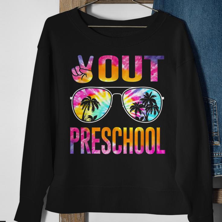 Last Day Of School Peace Out Preschool Teacher Kids Women Sweatshirt Gifts for Old Women Last Day Of School Peace Out Preschool Teacher Kids Women Sweatshirt Gifts for Old Women