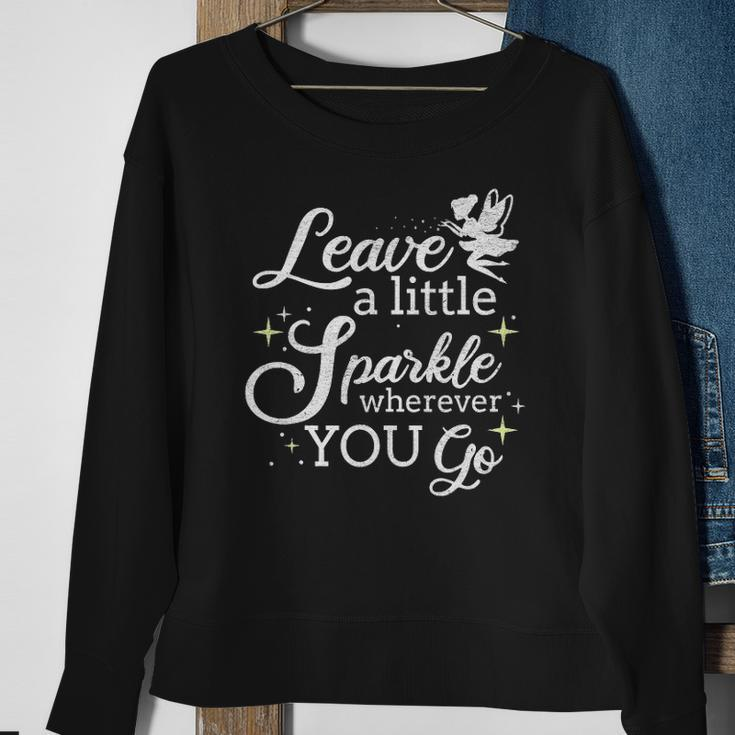 Leave A Little Sparkle Wherever You Go Vintage Sweatshirt Gifts for Old Women
