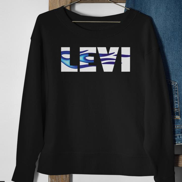 Levi Name Cool Auto Detailing Flames So Fast Sweatshirt Gifts for Old Women