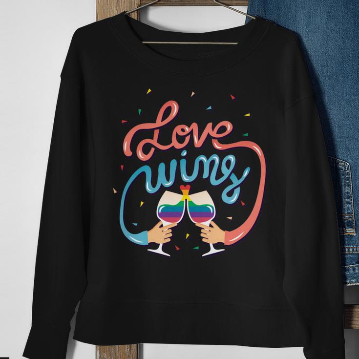 Love Wins 389 Trending Shirt Sweatshirt Gifts for Old Women