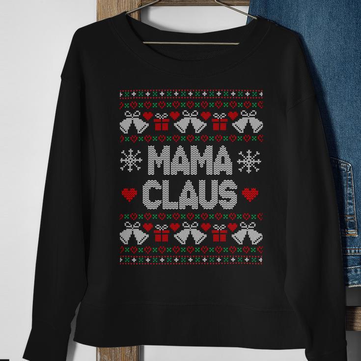 Mama Claus Christmas Ugly Sweater Sweatshirt Gifts for Old Women