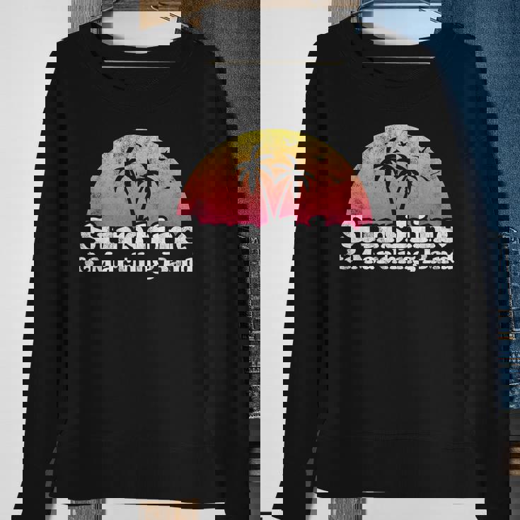 Marching Band Gift - Sunshine And Marching Band Sweatshirt Gifts for Old Women