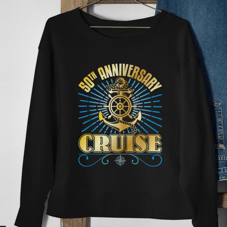 Matching Couples Cruising 50Th Anniversary Cruise Sweatshirt Gifts for Old Women