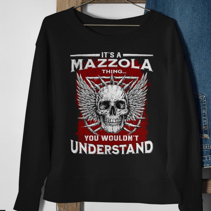 Mazzola Name Shirt Mazzola Family Name V3 Sweatshirt Gifts for Old Women