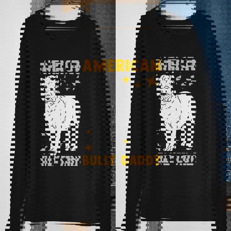 Mens American Bully Dad Puppy Dog Owner American Bully Sweatshirt Gifts for Old Women