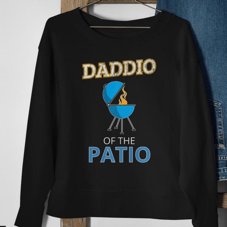 Mens Funny Daddio Of The Patio Fathers Day Bbq Grill Dad Sweatshirt Gifts for Old Women