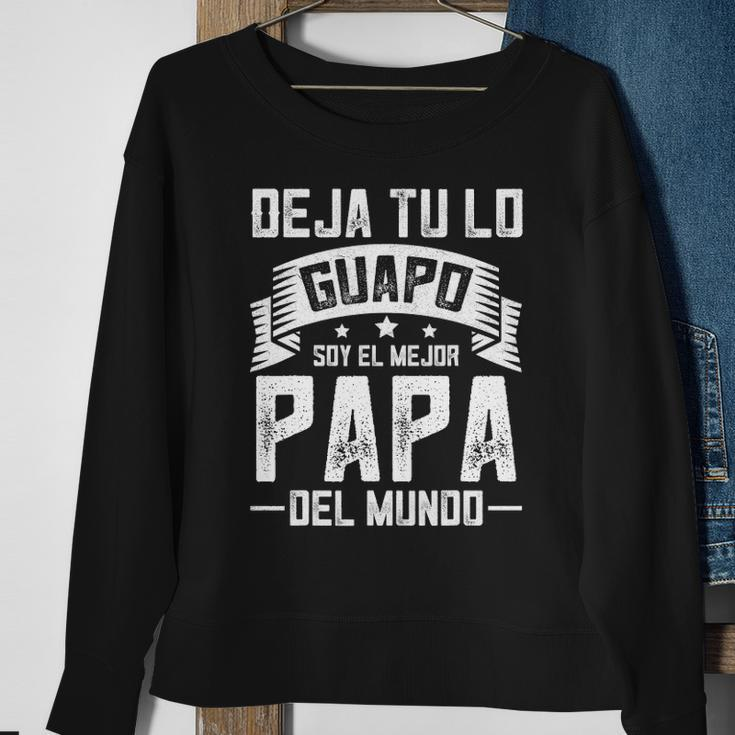 Mens Mexican Mejor Papa Dia Del Padre Camisas Fathers Day Sweatshirt Gifts for Old Women