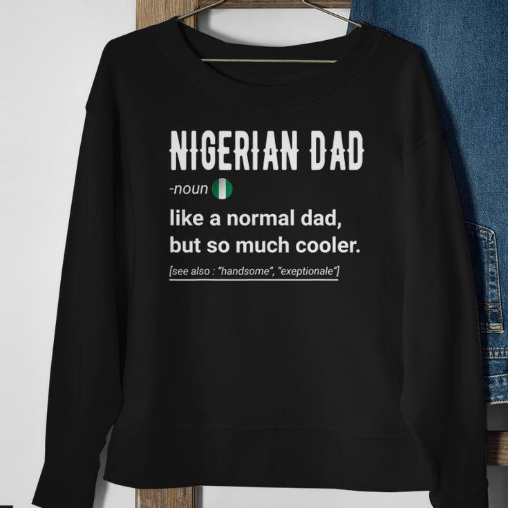 Mens Nigerian Dad Definition Design - Funny Nigerian Daddy Flag Sweatshirt Gifts for Old Women