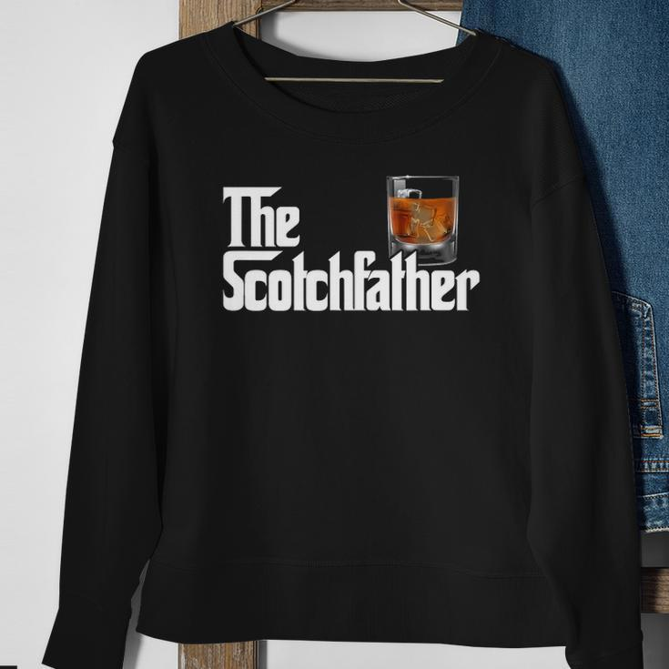 Mens The Scotchfather Scotch Father Dad Fathers Day Drinking Sweatshirt Gifts for Old Women