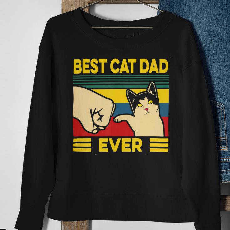 Mens Vintage Best Cat Dad Ever Bump Fit 240 Shirt Sweatshirt Gifts for Old Women