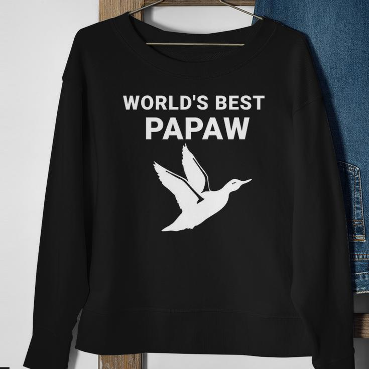 Mens Worlds Best Papaw Duck Hunters Grandpa Gifts Sweatshirt Gifts for Old Women