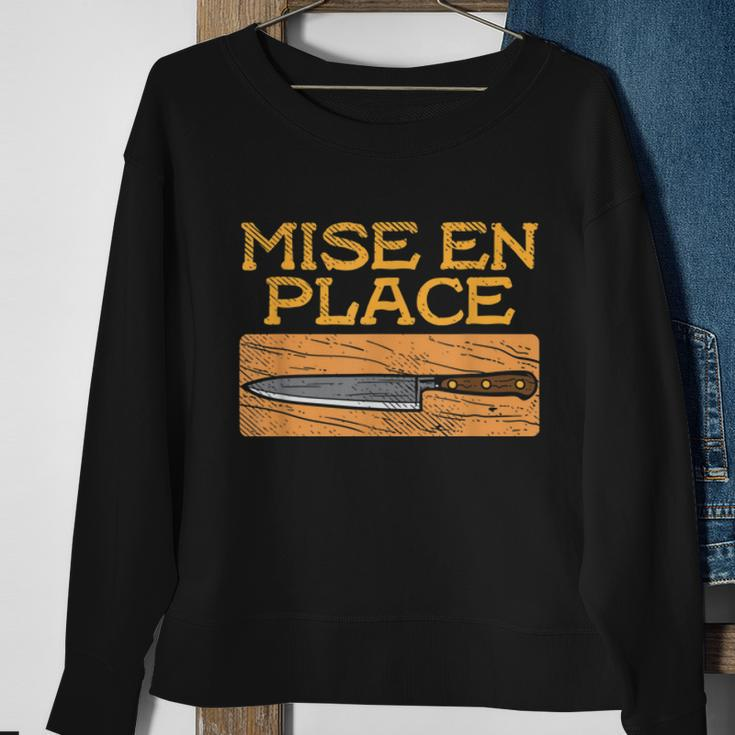 Mise En Place Chef Funny Cook Cooking French Culinary Sweatshirt Gifts for Old Women