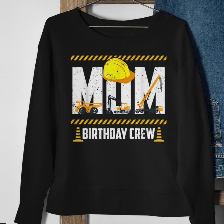 Mom Birthday Crew Construction Birthday Party Supplies Sweatshirt Gifts for Old Women