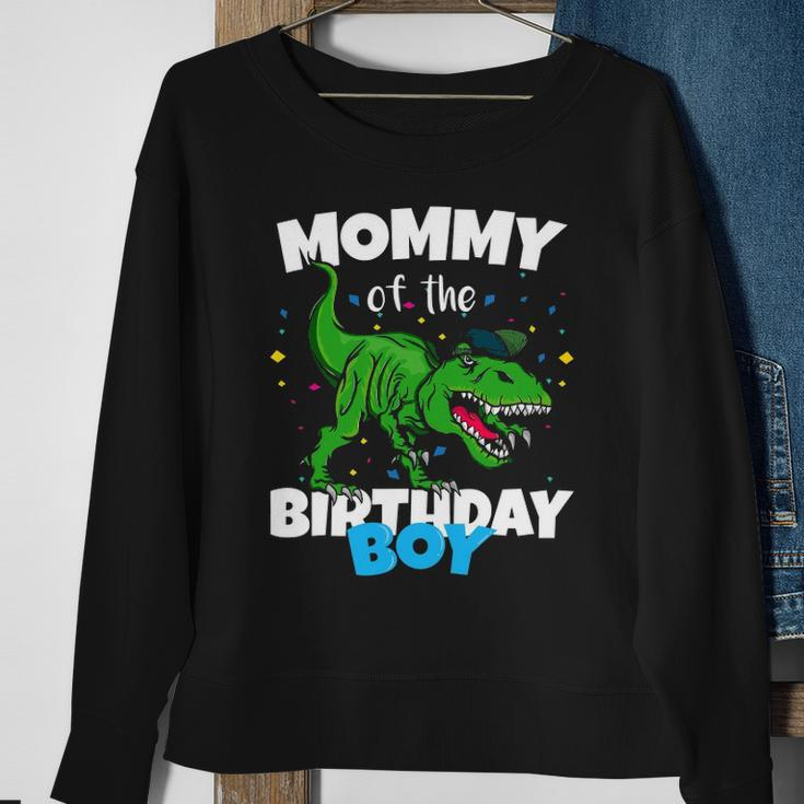 Mommy Of The Birthday Boy Dinosaurrex Anniversary Sweatshirt Gifts for Old Women
