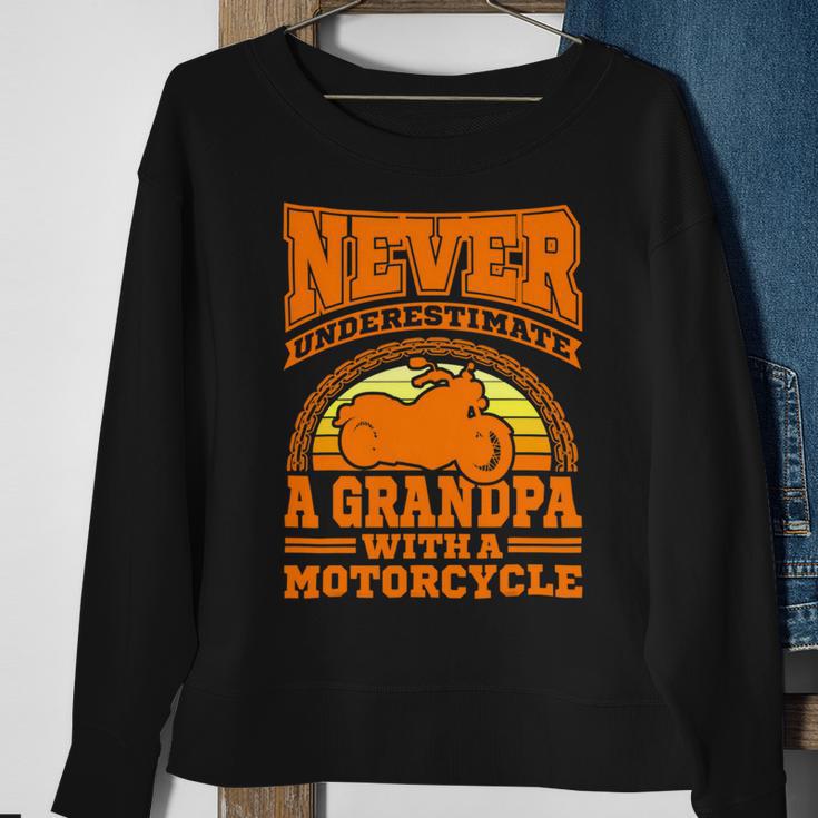 Motorcycle Grandpa Biker S Funny 499 Shirt Sweatshirt Gifts for Old Women