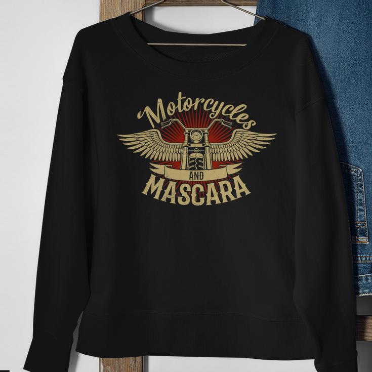 Motorcycles Mascara Moped Chopper 464 Shirt Sweatshirt Gifts for Old Women