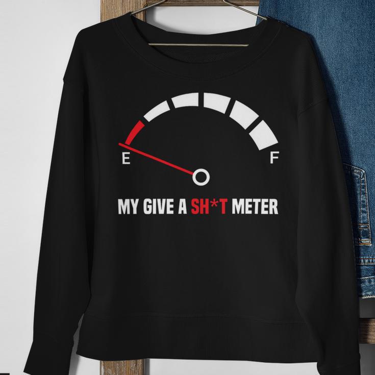 My Give A Shit Meter Is Empty Sarcastic Autocollant 394 Trending Shirt Sweatshirt Gifts for Old Women