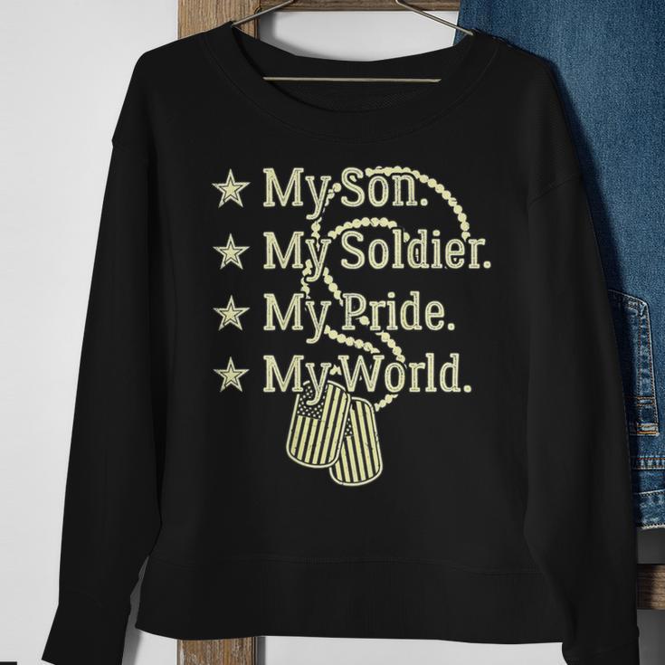 My Son Is A Soldier Hero Proud 707 Shirt Sweatshirt Gifts for Old Women