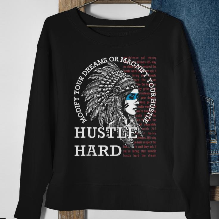 Native American Hustle Hard Urban Gang Ster Clothing Sweatshirt Gifts for Old Women