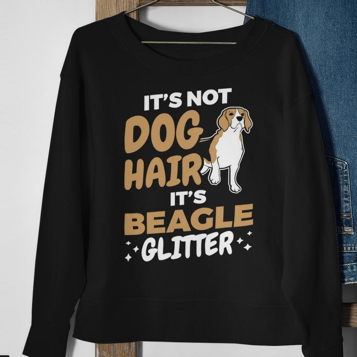 Not Dog Hair Beagle Glitter Pet Owner Dog Lover Beagle 61 Beagle Dog Sweatshirt Gifts for Old Women