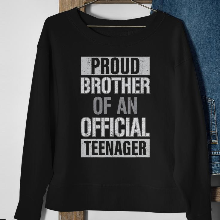 Official Teenager Brother 13Th Birthday Brother Party Gifts Sweatshirt Gifts for Old Women