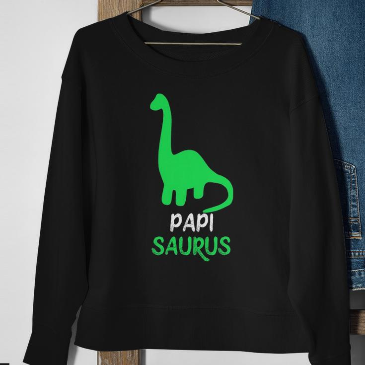 Papisaurus Funny Dinosaur Gift Papisaurus Christmas Sweatshirt Gifts for Old Women