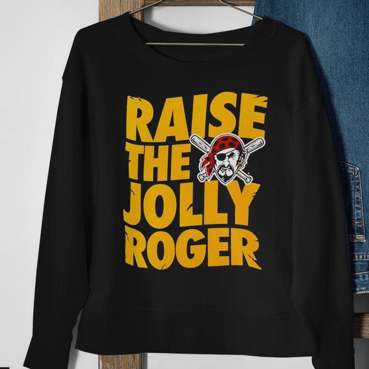 Pirates Raise The Jolly Roger Sweatshirt Gifts for Old Women