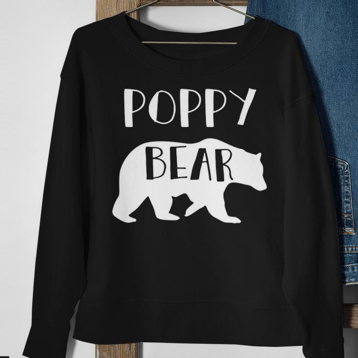 Poppy Grandpa Gift Poppy Bear Sweatshirt Gifts for Old Women
