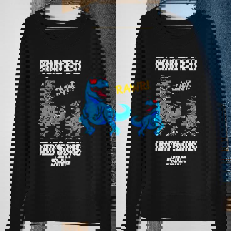Promoted To Dad Again 2022 Trex Daddy Again Est 2022 Ver2 Sweatshirt Gifts for Old Women