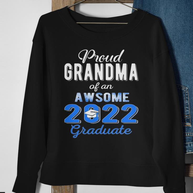 Proud Grandma Of 2022 Graduation Class 2022 Graduate Family Sweatshirt Gifts for Old Women
