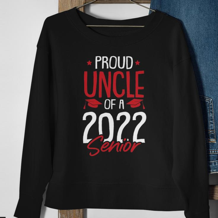 Proud Uncle Of A 2022 Senior Graduation College High-School Sweatshirt Gifts for Old Women