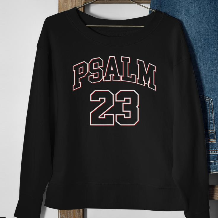 Psalm 23 Retro Sneakerhead Christian Bible Jesus Sweatshirt Gifts for Old Women