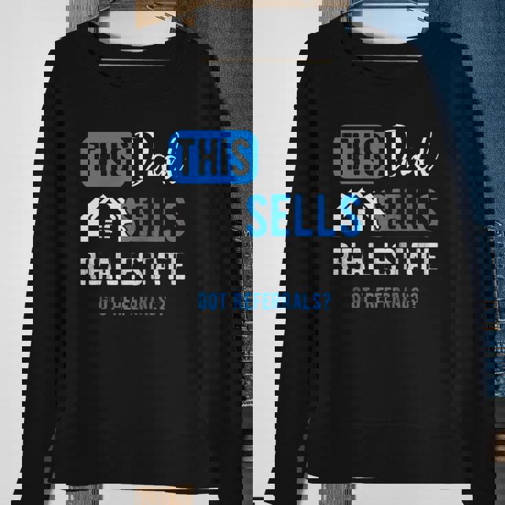 Real Estate Agent Men Dad Funny Realtor Gift Raglan Baseball Sweatshirt Gifts for Old Women