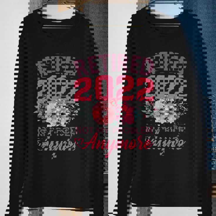 Retired 2022 Retirement Gifts For Women 2022 Cute Pink Sweatshirt Gifts for Old Women