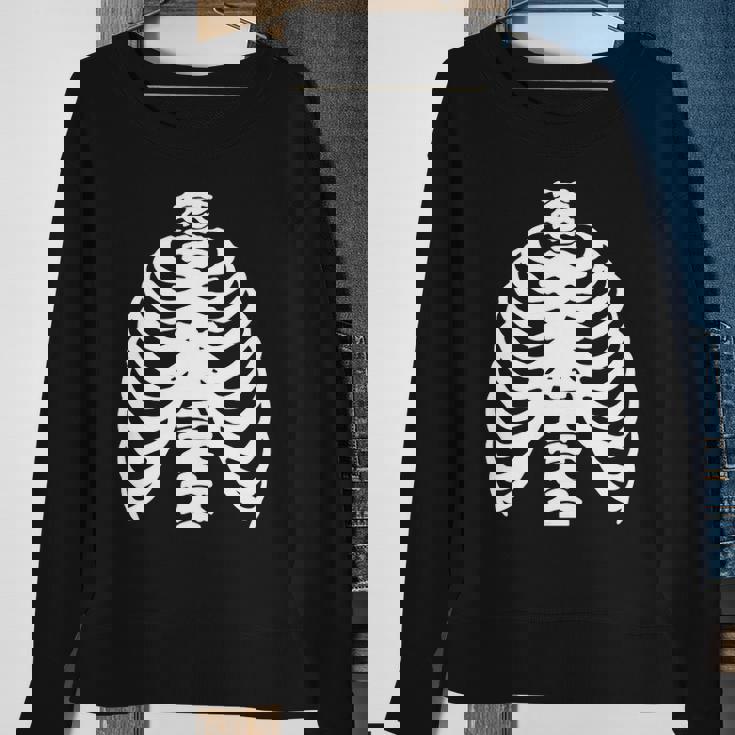 Skeleton Rib Costume Halloween Skeleton Bones Costume Sweatshirt Gifts for Old Women Skeleton Rib Costume Halloween Skeleton Bones Costume Sweatshirt Gifts for Old Women