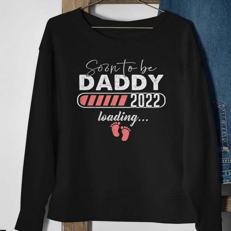 Soon To Be Daddy Est 2022 Pregnancy Announcement Sweatshirt Gifts for Old Women