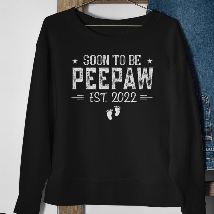 Soon To Be Peepaw Happy Fathers Day Est 2022 Ver2 Sweatshirt Gifts for Old Women