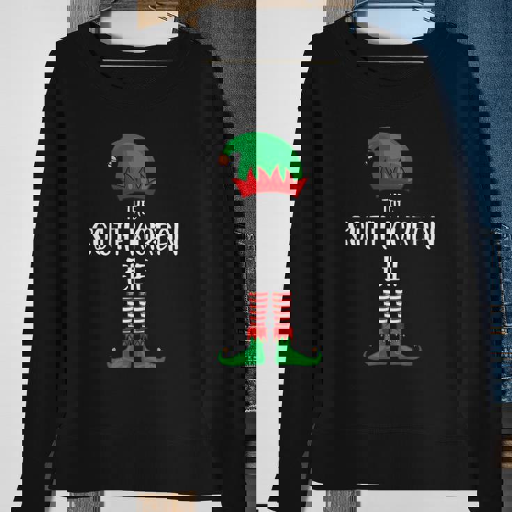 South Korean Elf Christmas Party Matching Family Group Pj Sweatshirt Gifts for Old Women