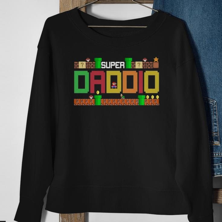 Super Dadsuper Daddio Gift Cute Funny Daddy Gift Essential Sweatshirt Gifts for Old Women